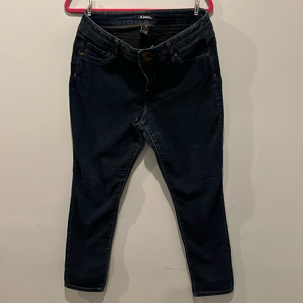 Stretchy Dark Blue Jeans